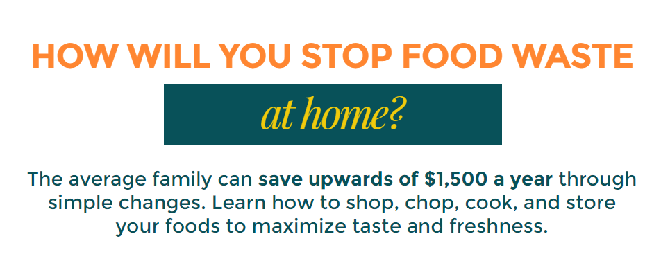 Homepage of Wasted Food Stops With Us